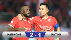 Kết quả Hải Phòng 2–1 Hà Tĩnh: Ngược dòng ngoạn mục